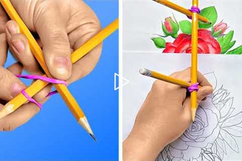 Handy Drawing Ideas And Hacks That You Can Easily Repeat