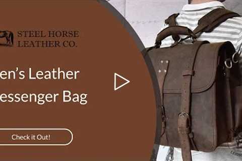 Men’s Leather Messenger Bag