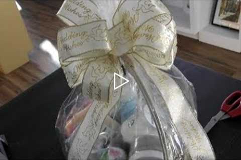 How to make bows for gift baskets