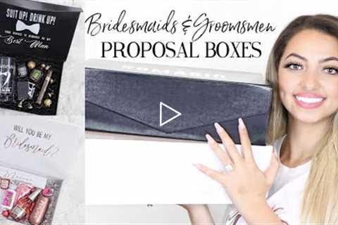 BRIDESMAIDS AND GROOMSMEN PROPOSAL BOXES | DIY & Personalized Gift Ideas
