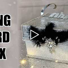d.i.y. Wedding Silver Bling Gift Card Box | Unique and Easy