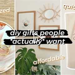AESTHETIC DIY GIFT IDEAS PEOPLE *ACTUALLY* WANT | EASY + AFFORDABLE