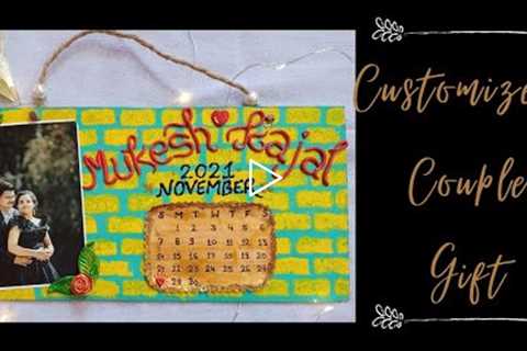 Customized Couple Gift Idea | Wedding Handmade Gift | Wedding Gift Ideas | Clay Art