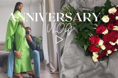 ANNIVERSARY VLOG| HE CRIED? | SURPRISES| EMOTIONAL | GIFTS + MORE | Asadaay
