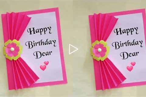 DIY- Cute birthday card making|Handmade Birthday gifts|Birthday card for sister|Diy Birthday card