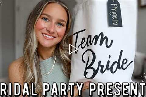 BUDGET BRIDAL PARTY GIFT IDEAS!! putting my bridesmaid's gifts together for cheap!