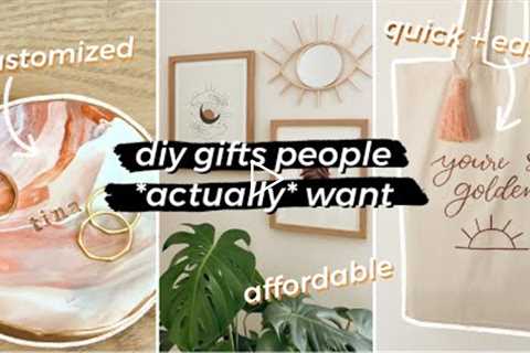 AESTHETIC DIY GIFT IDEAS PEOPLE *ACTUALLY* WANT | EASY + AFFORDABLE