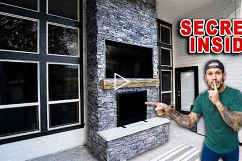Building a $15,000 FAKE Outdoor Fireplace