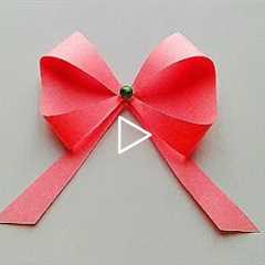 How To Make Bow Out Of Paper |Paper Bow For Gift Box | Easy Paper Bow