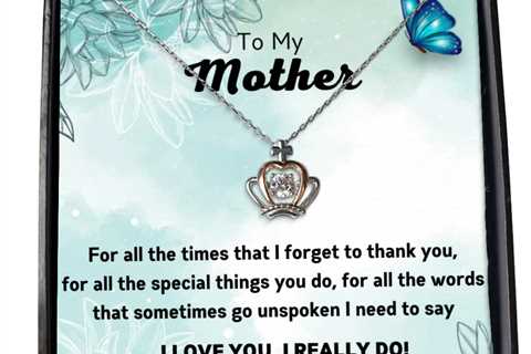 To my Mother,  Crown Pendant Necklace. Model 64024