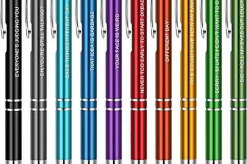 Snarky Office Pens Funny Ballpoint Pens Work Sucks Pen Complaining Quotes Pen Vibrant Negative..