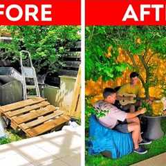 Tiny Backyard Makeover || Budget Friendly DIY Backyard Decor ideas