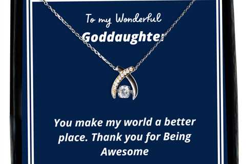 To my Goddaughter,  Wishbone Dancing Necklace. Model 64035