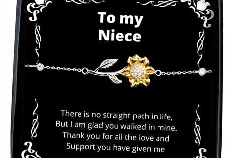 To my Niece, No straight path in life - Sunflower Bracelet. Model 64042