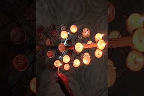 Easy DIY candle stand|handmade diya/candle stand|#shorts#gadgets#craft#experiment#candlestand#light