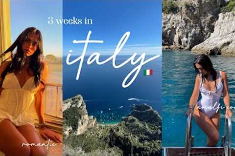 italy travel vlog: exploring the amalfi coast & rome!