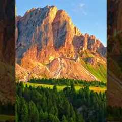 Explore The Majestic Mountains Of The Dolomites In Italy | #shorts