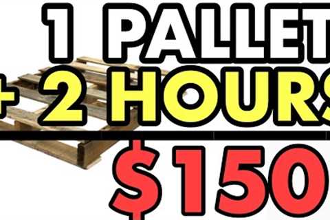 Incredibly Easy Pallet Woodworking Project That SELLS FAST