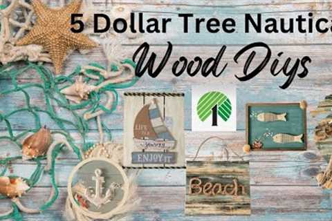 5 EASY Dollar Tree Coastal DIYs/ Nautical DIYs/ What Wood You Make?