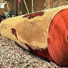 Woodworking Large Extremely DANGEROUS || HORROR Woodturning || Skills Working With Giant Wood Lathe