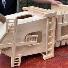 Amazing Ingenious And Creative Woodworking Project // Unique And Stylish Wooden Windmill Design