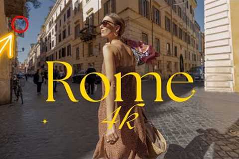 Rome in 4k: The best places to see in 4k.