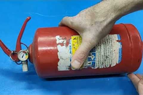 SECRET function of the old fire extinguisher! Why didn''t I know this before