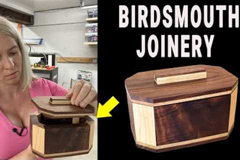 Make a beautiful box with BIRDSMOUTH JOINERY. Easy woodworking project