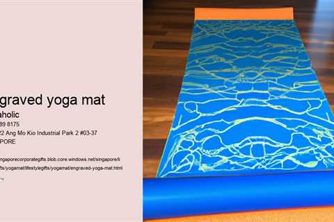 engraved yoga mat