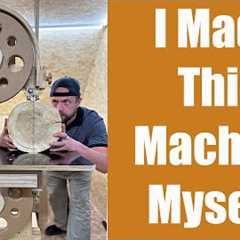 Handmade Band Saw Made of Wood. One Month in 23 Minutes!