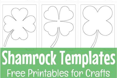 Printable Shamrock Templates