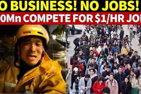 No Business! No Jobs! 200Mn Unemployed Flood China’s Delivery Industry, Competing for $1/HR Roles