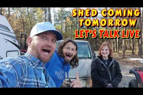 THE BIG DAY IS HERE |tiny house, homesteading, off-grid, cabin build, DIY HOW TO sawmill tractor
