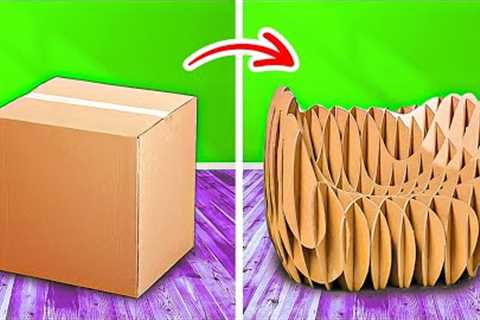 Amazing DIY Cardboard Ideas And Home Decor Crafts