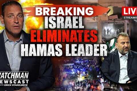 Israel ELIMINATES Top Hamas Leader Saleh Al-Arouri in Beirut STRIKE | Watchman Newscast LIVE