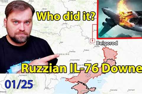 Update from Ukraine | Ruzzian IL-76 Transport Airplane Shot down Near Belgorod | What Happened?
