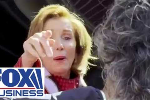 Pelosi loses it after pro-Palestinian protesters take over her driveway
