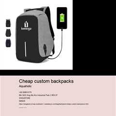 Cheap Custom Backpacks