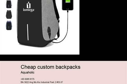 Cheap Custom Backpacks