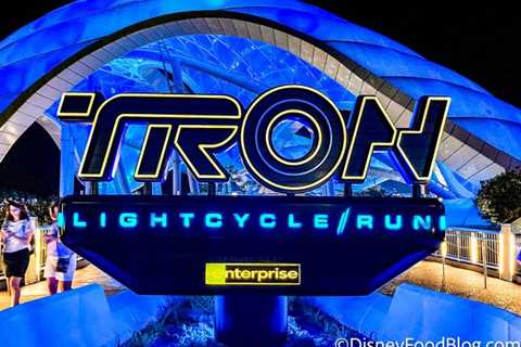 NEWS: TRON Lightcycle / Run Is Using a Standby Line for the FIRST Time in Magic Kingdom