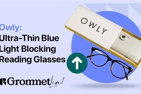 Indestructible, Stylish & Ultra Thin Blue Light Blocking Reading Glasses from Owly