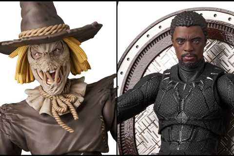 MAFEX DC Comics Hush Scarecrow and Infinity Saga Black Panther