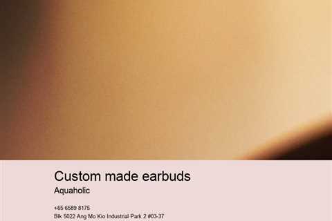 Custom Made Earbuds