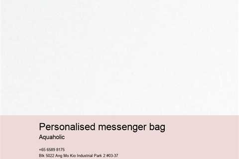 personalised messenger bag