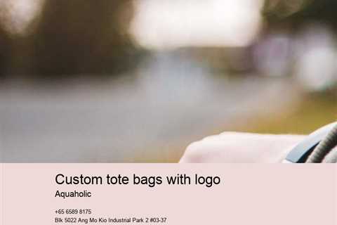 custom tote bags with logo