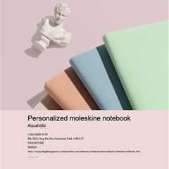 personalized moleskine notebook