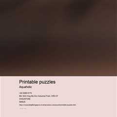 printable puzzles