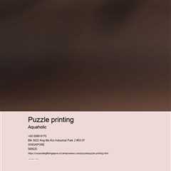 puzzle printing