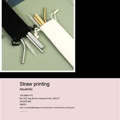 straw printing