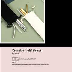 reusable metal straws